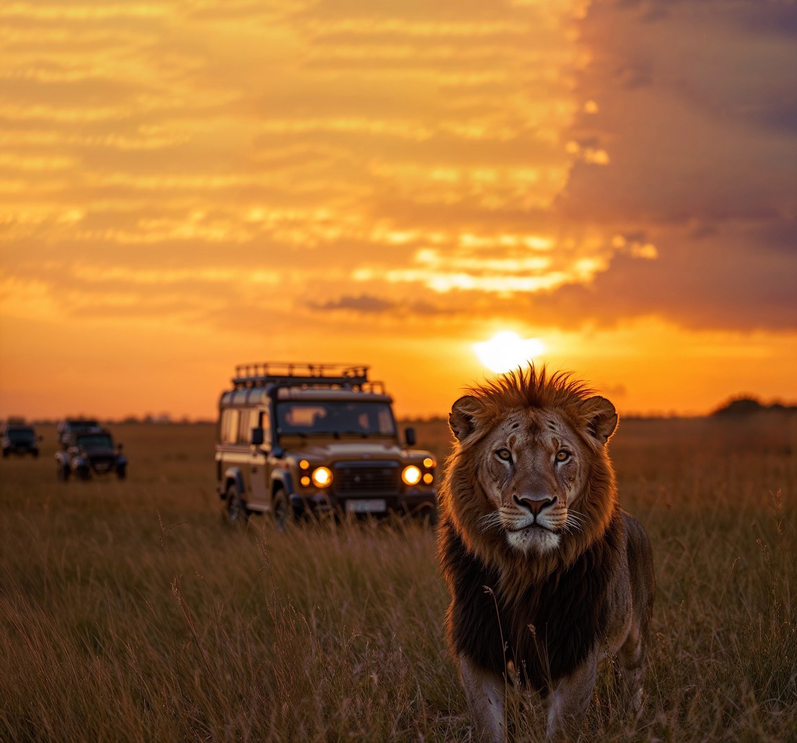Majestic elephant in Malawi safari